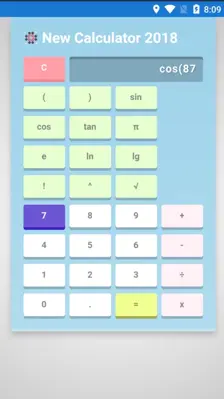 New Calculator 2018 android App screenshot 1